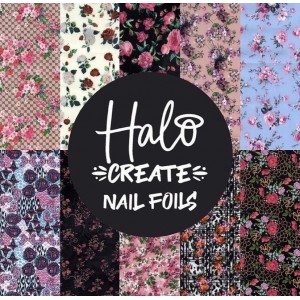 Halo Create Nail Foil Roses pk10